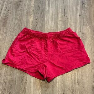 State Of Mine, Size Medium, Pink Tie, Elastic Shorts